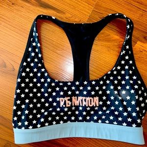 P.E nation sports bra size M